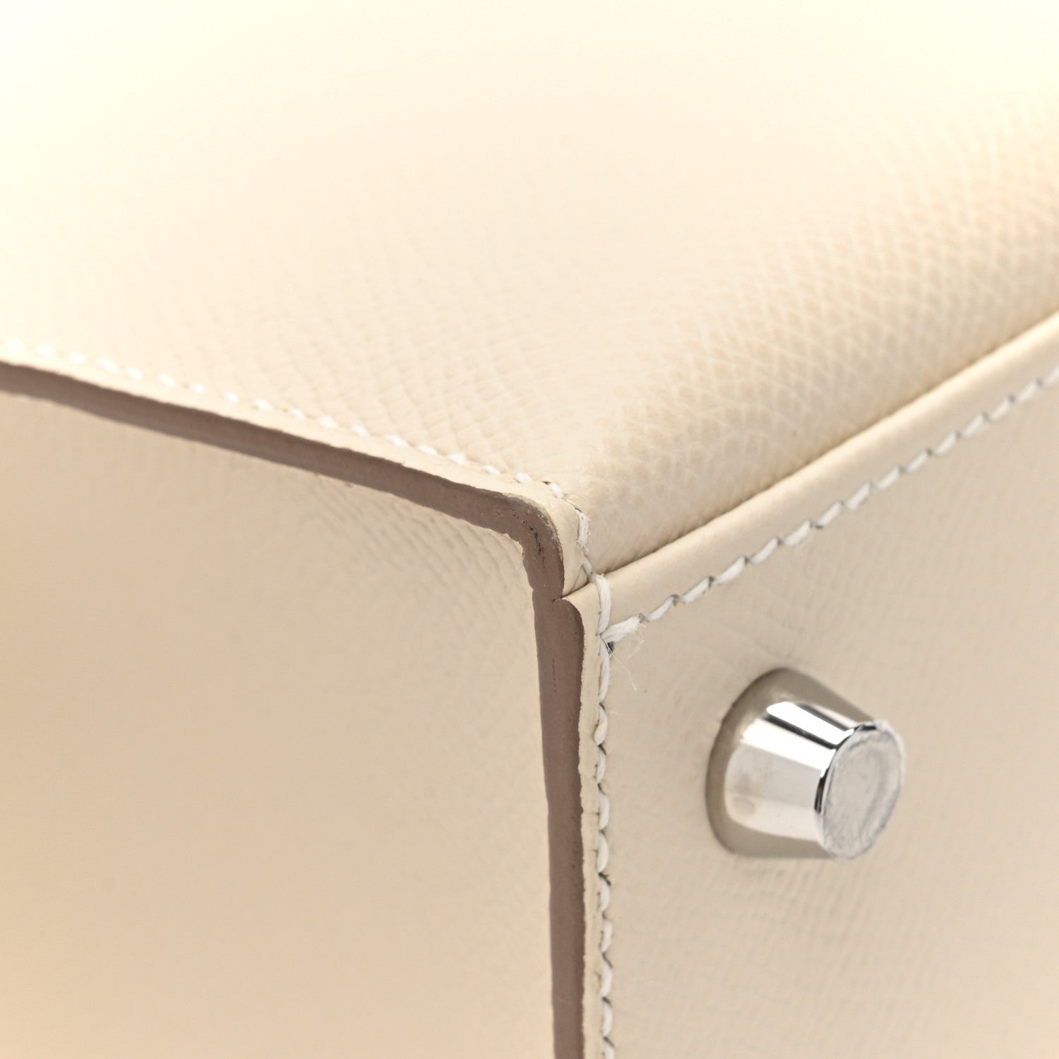 Hermes Epsom Kelly Sellier 25 Craie 12 of 13