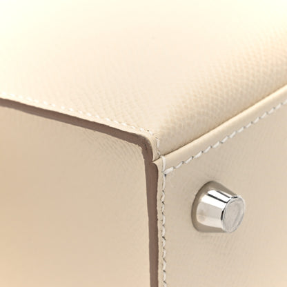 Hermes Epsom Kelly Sellier 25 Craie 12 of 13