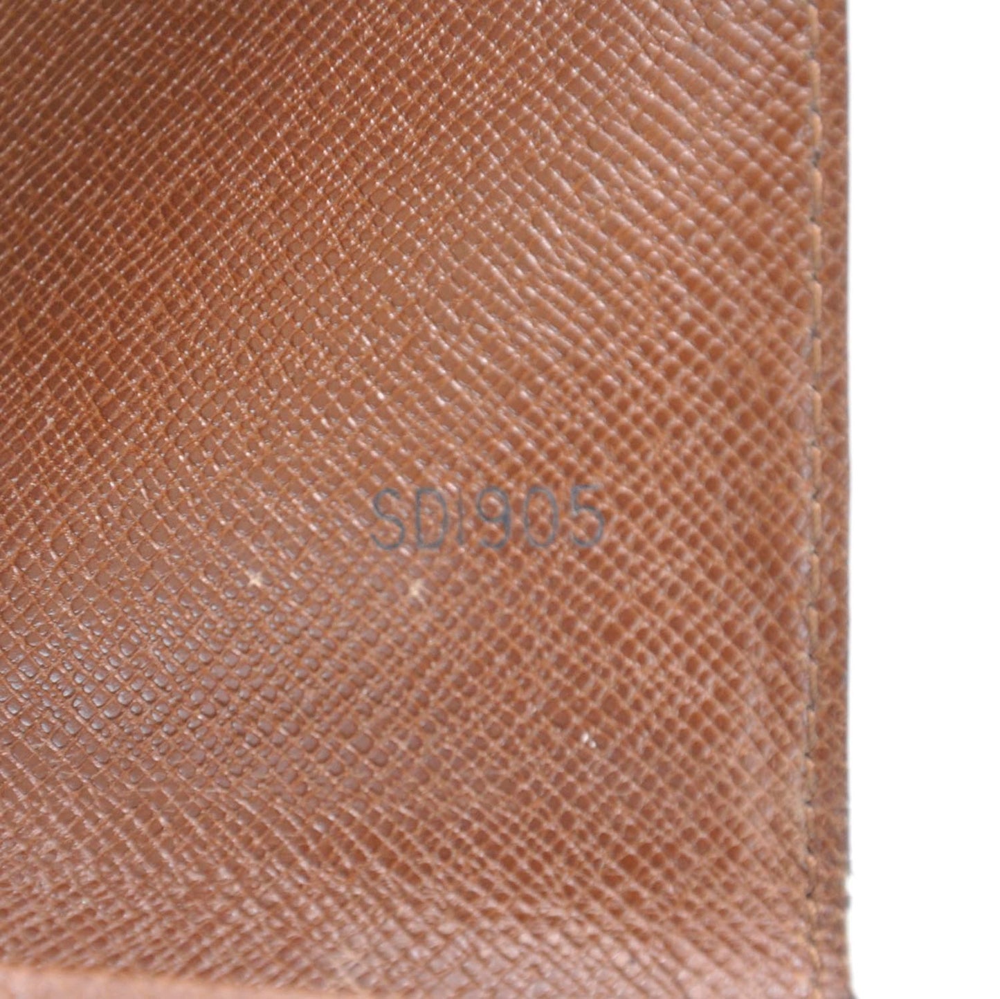 Monogram Checkbook Holder Wallet Cover