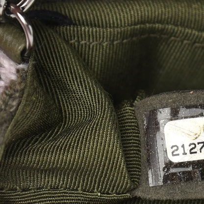 Chanel Cashmere Knit Extra Mini Single Flap Khaki Multicolor 7 of 9