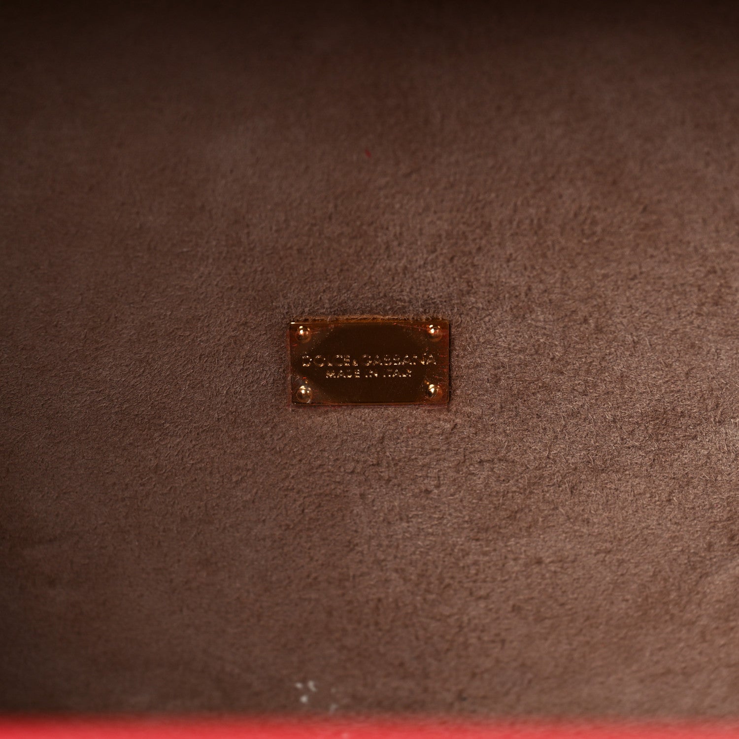 Dolce & Gabbana Calfskin Treasure Box Bag Red 10 of 13
