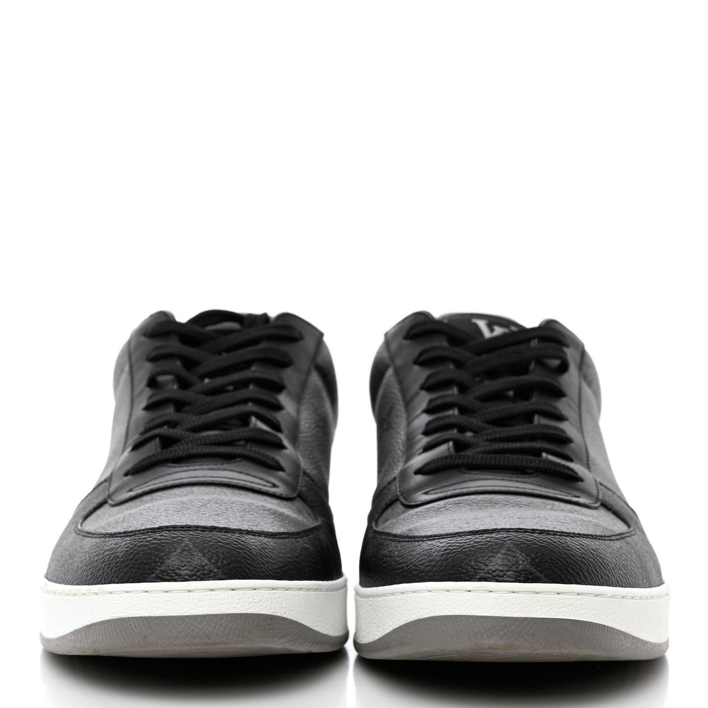 Reverse Monogram Eclipse Mens Rivoli Sneakers 10.5 Black