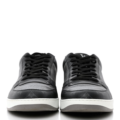 Louis Vuitton Reverse Monogram Eclipse Mens Rivoli Sneakers 10.5 Black 2 of 11
