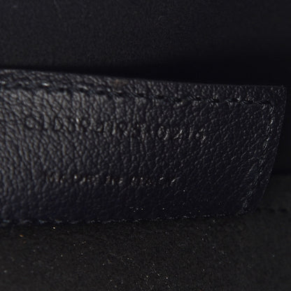 Saint Laurent Calfskin Large Shopping Tote Deep Marine 7 of 13