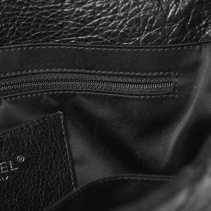 Chanel Glazed Calfskin Stitched On The Road Flap Black 9 of 14