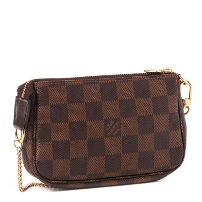 Louis Vuitton Damier Ebene Mini Pochette Accessories 3 of 8