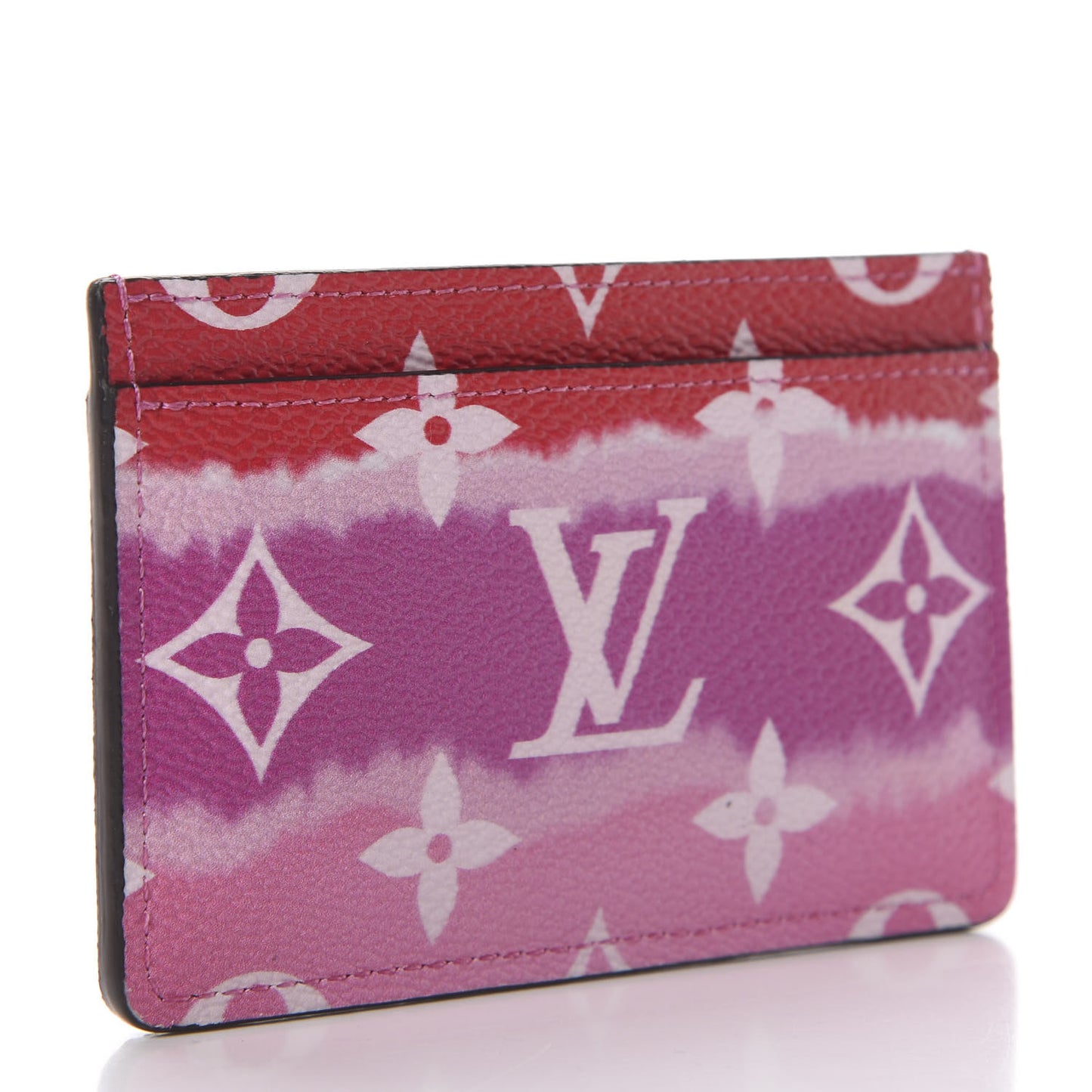 Monogram Escale Card Holder Rouge