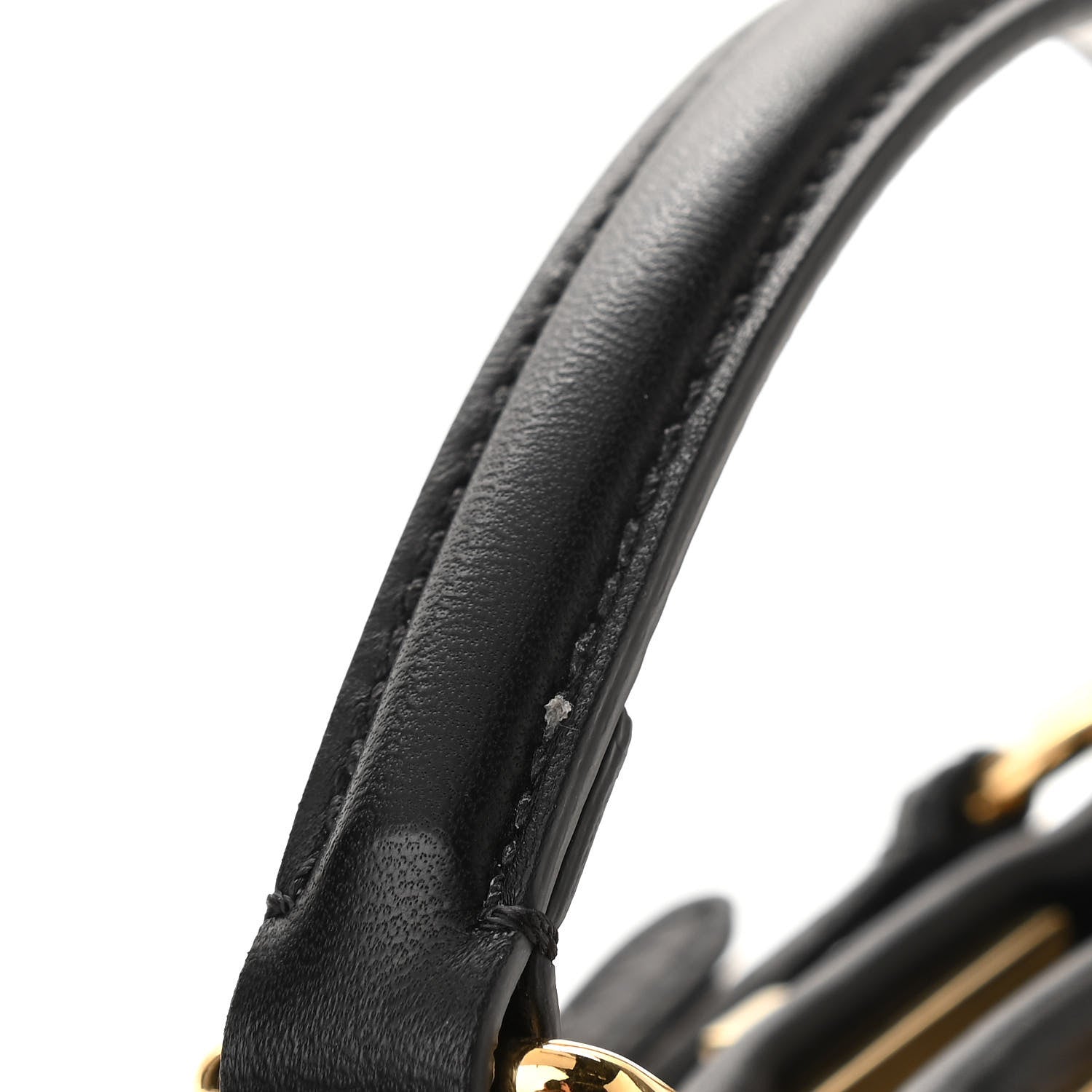 Fendi Nappa Mini Peekaboo Iconic Satchel Black 8 of 11
