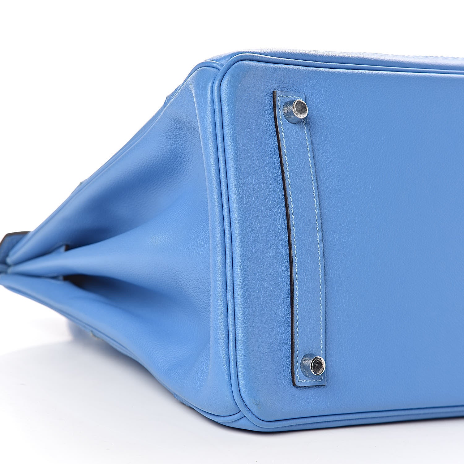 Hermes Taurillon Clemence Swift Ghillies Birkin 35 Bleu Paradise 9 of 10