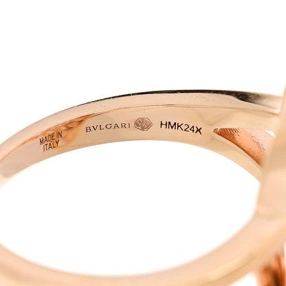 Bulgari 18K Rose Gold Amethyst Serpenti Seduttori Ring 54 7 5 of 6