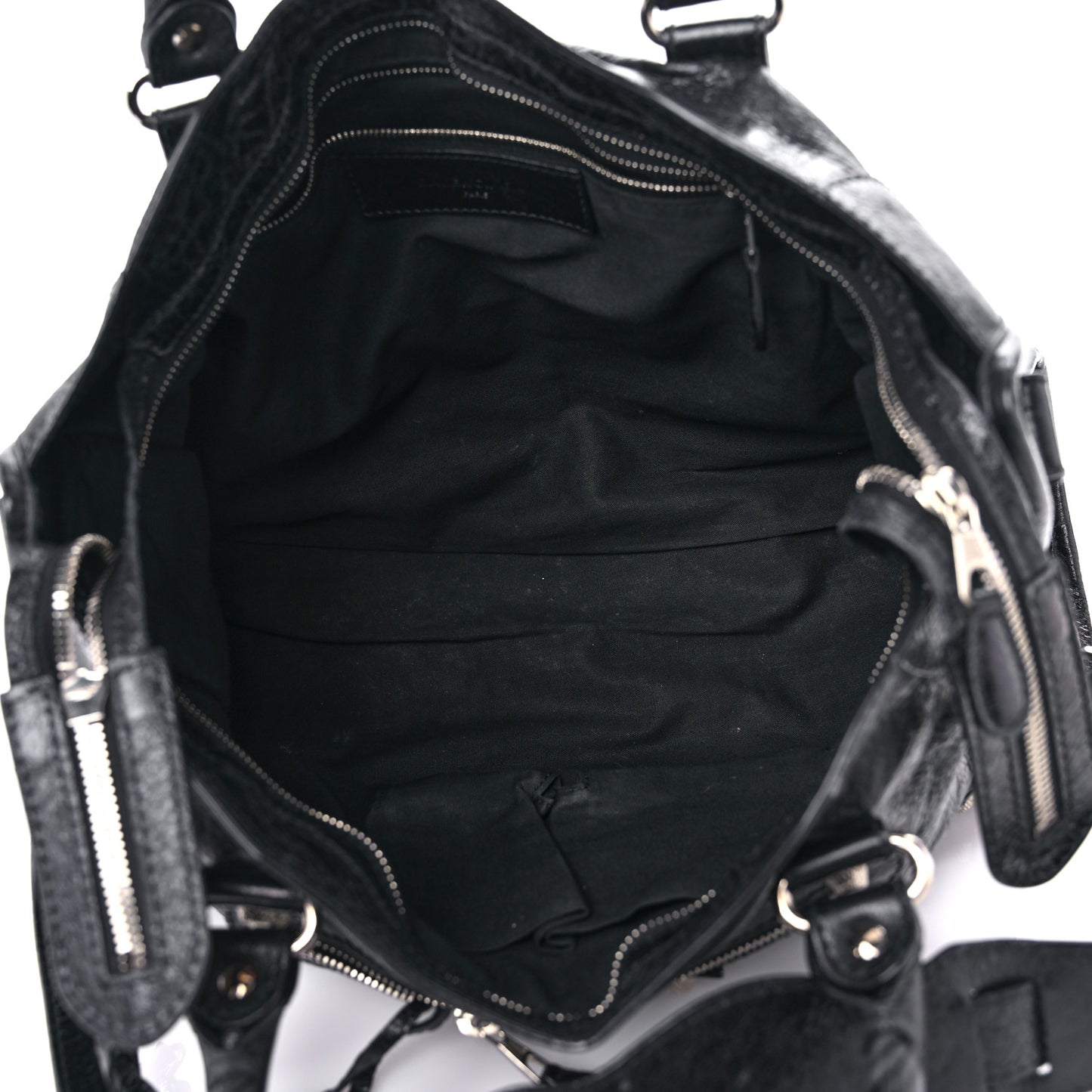 Agneau Giant 12 Silver Hardware City Black