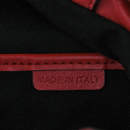 Burberry Calfskin House Check Big Crush Military Red 7 of 8