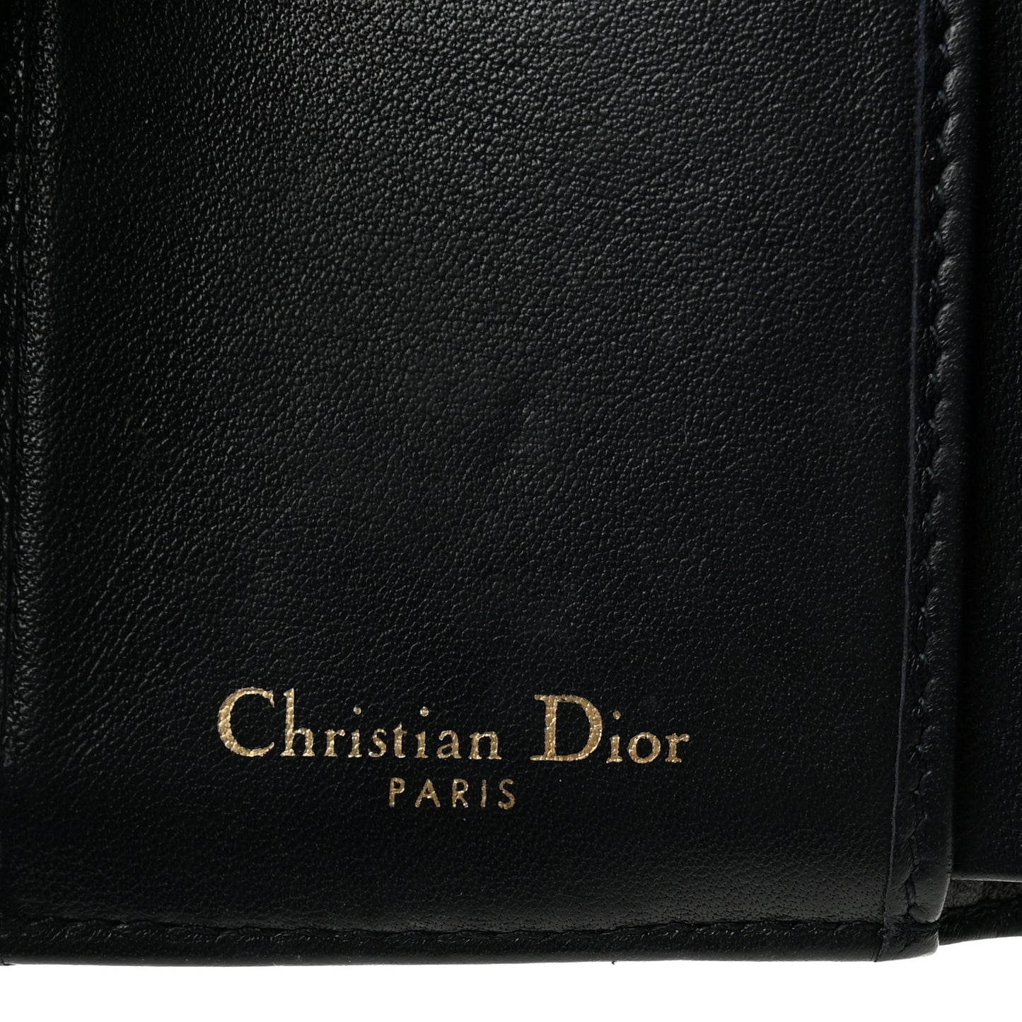 Oblique Saddle Lotus Wallet Blue