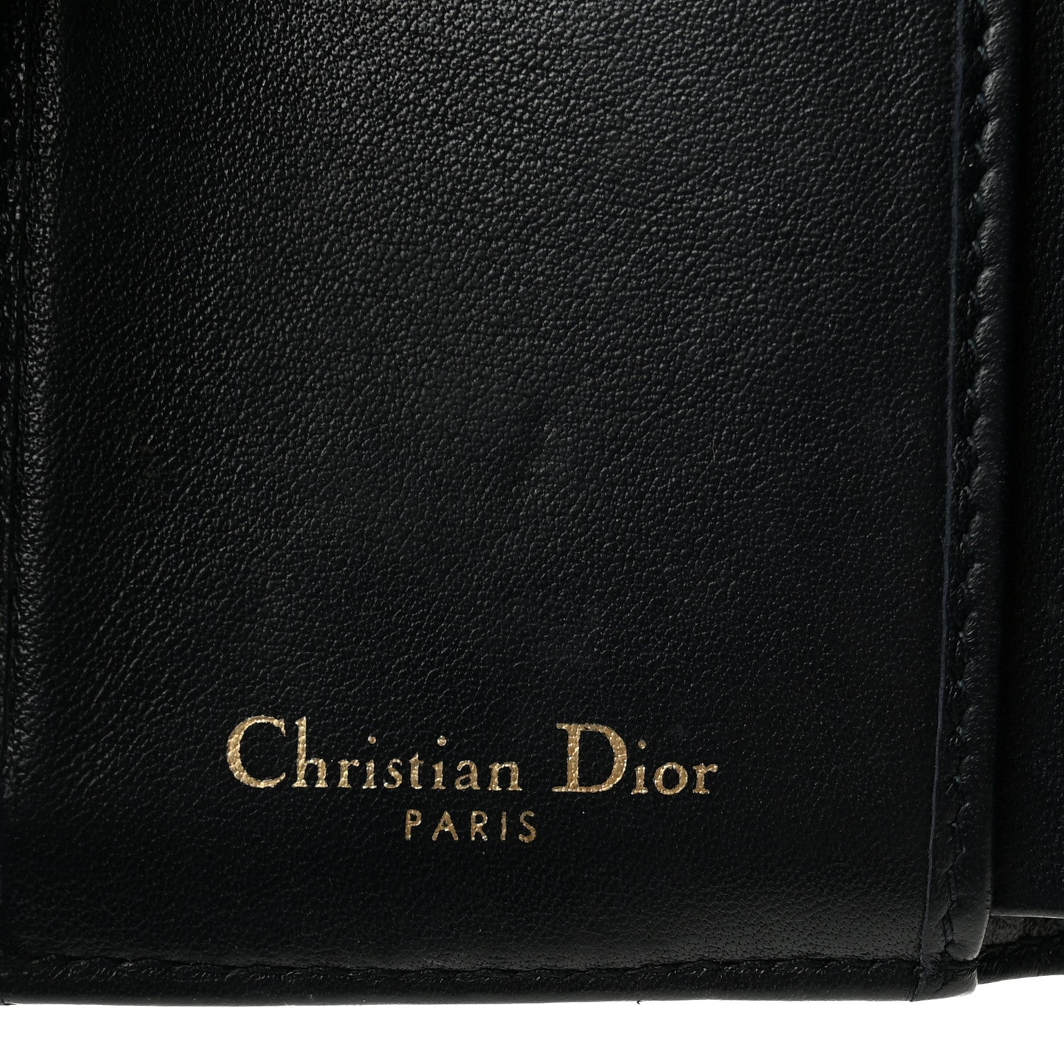 Christian Dior Oblique Saddle Lotus Wallet Blue 6 of 7