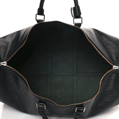 Louis Vuitton Epi Keepall 55 Black 4 of 20