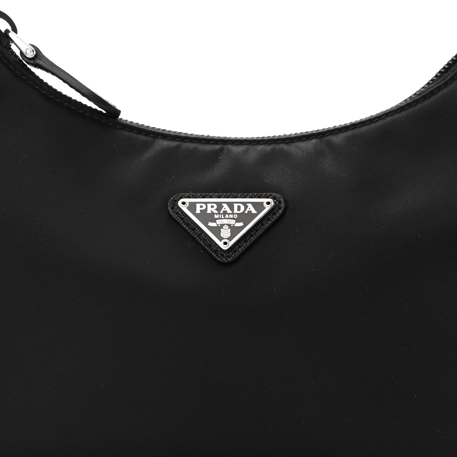 Prada Tessuto Nylon Mini Re-Edition 2000 Bag Black 7 of 9