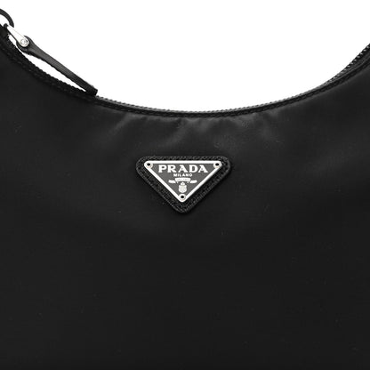Prada Tessuto Nylon Mini Re-Edition 2000 Bag Black 7 of 9