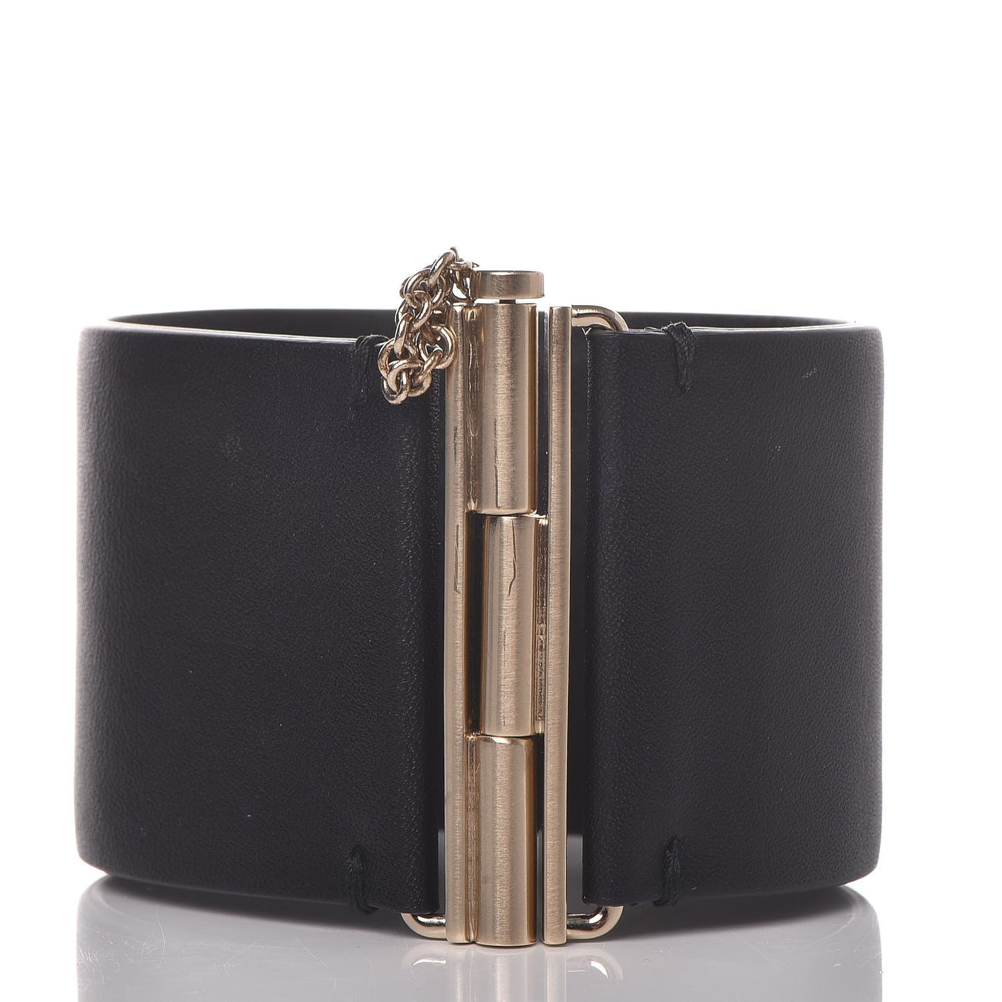 Calfskin CC Wide Cuff M Black