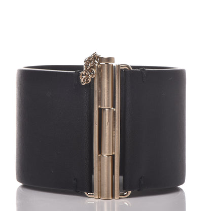 Chanel Calfskin CC Wide Cuff M Black 3 of 6