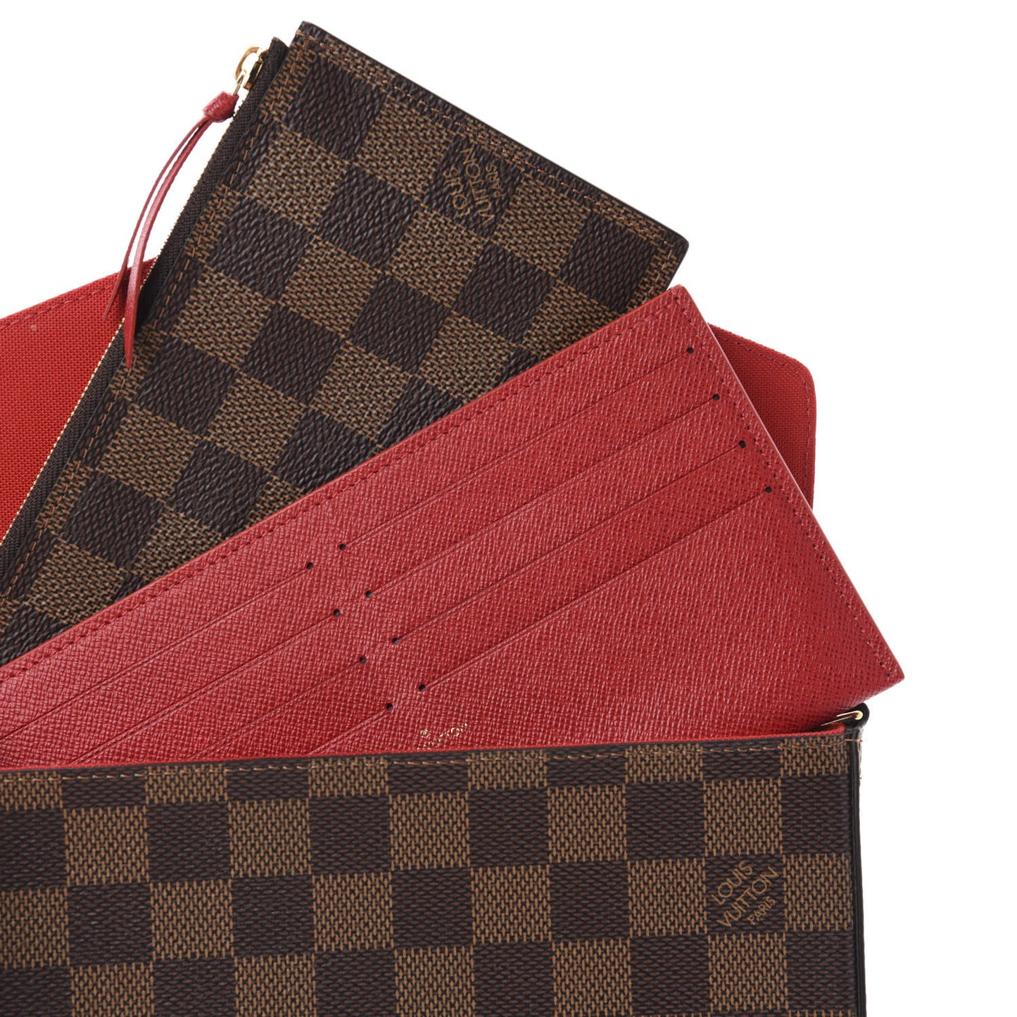Damier Ebene Pochette Felicie Chain Wallet