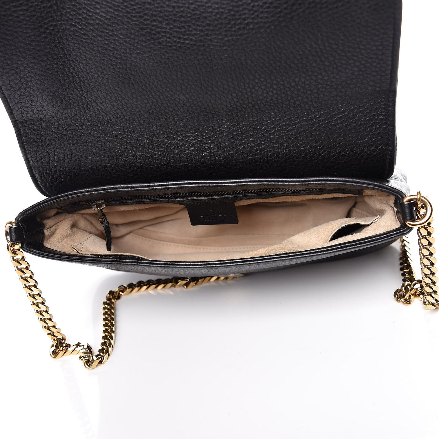 Calfskin Medium 1973 Chain Shoulder Bag Black
