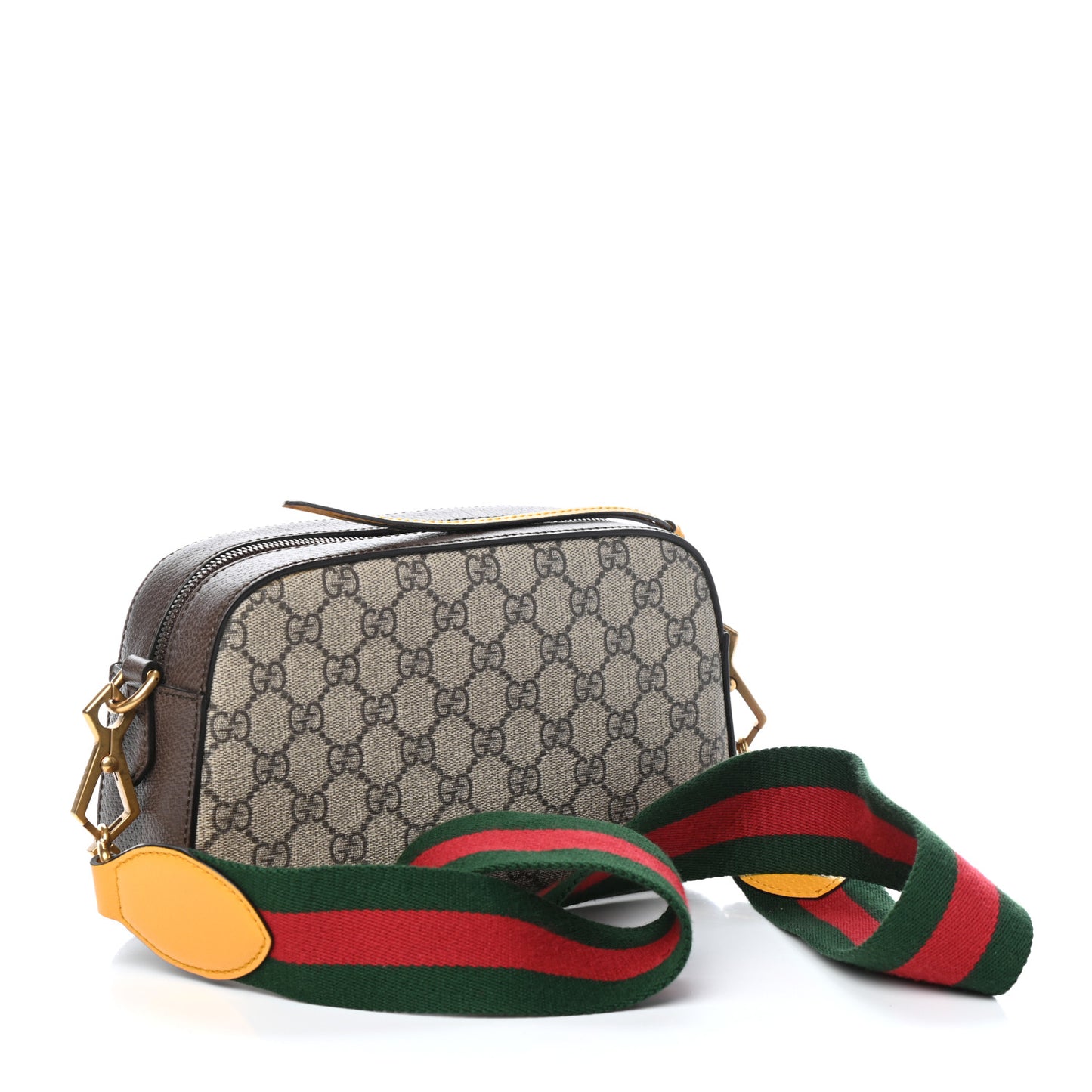 GG Supreme Monogram Web Neo Vintage Shoulder Bag Beige New Acero Crop