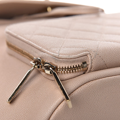 Chanel Caviar Quilted Business Affinity Backpack Beige 14 of 19