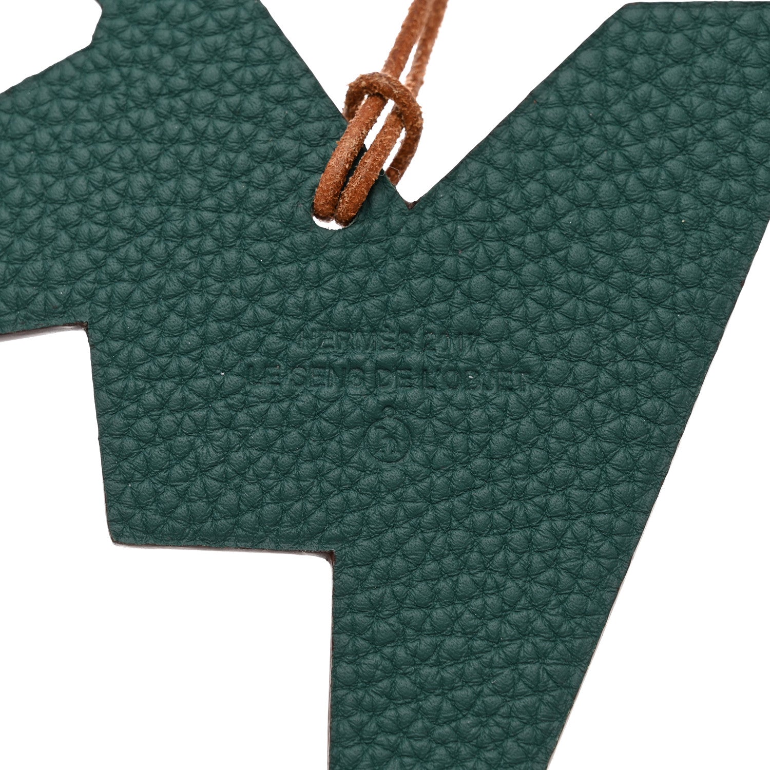 Hermes Togo Epsom Petit H Origami Pegase Bag Charm GM 3 of 4