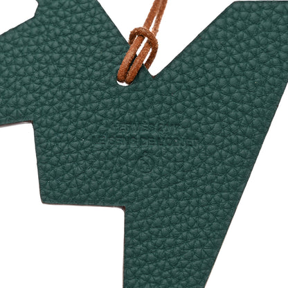 Hermes Togo Epsom Petit H Origami Pegase Bag Charm GM 3 of 4