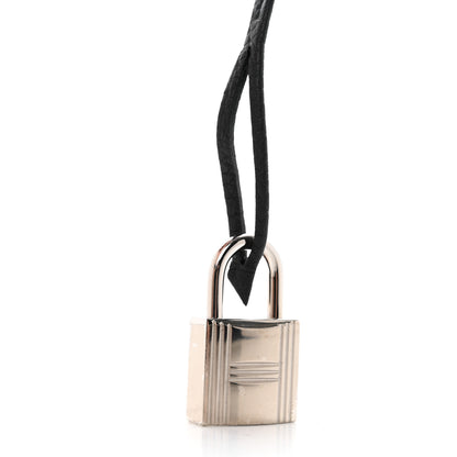 Hermes Togo Lock and Key Clochette Set Black 3 of 3
