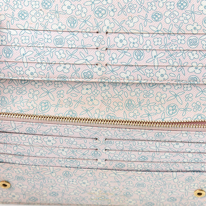 Louis Vuitton Monogram Fleuri Insolite Wallet Rose 8 of 13