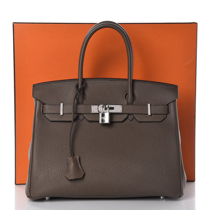 Hermes Togo Birkin 30 Etain 43 of 43
