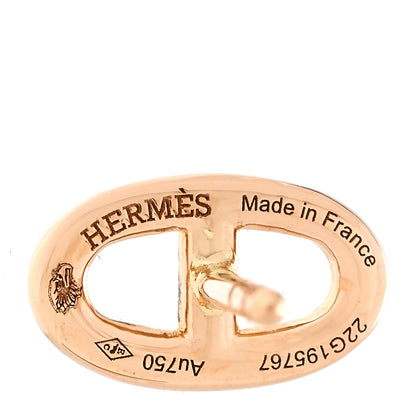 Hermes 18K Rose Gold TPM Farandole Stud Earrings 4 of 5