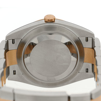Rolex Stainless Steel 18K Everose Gold 41mm Oyster Perpetual Datejust Watch Silver 126331 4 of 5