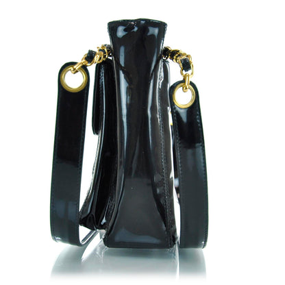Chanel Patent Shoulder Bag Black 4 of 9
