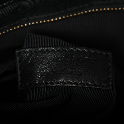 Saint Laurent Calfskin Y Quilted Monogram Medium Loulou Chain Satchel Black 7 of 11