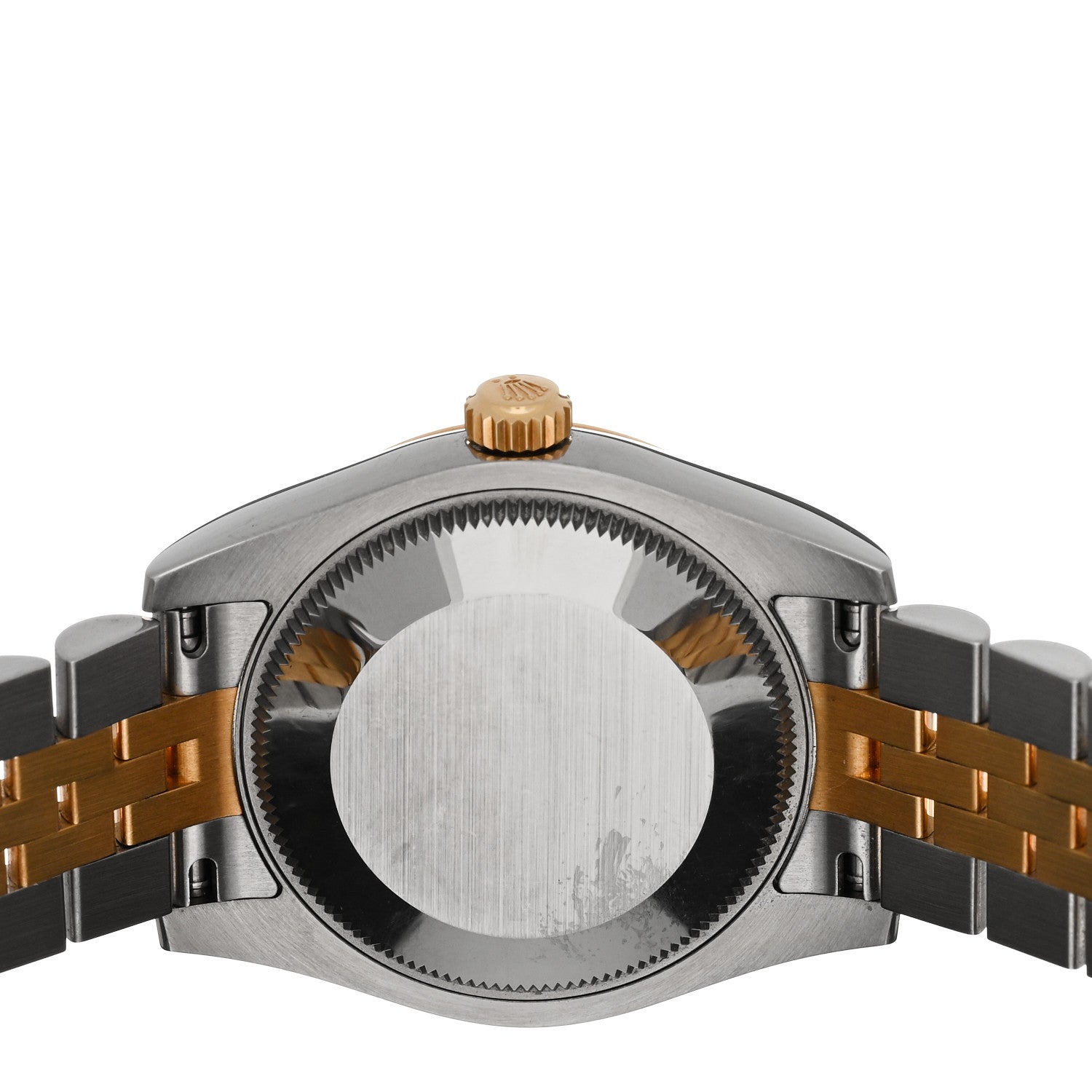 Rolex Stainless Steel 18K Yellow Gold 31mm Oyster Perpetual Datejust Watch White Roman 178273 4 of 5