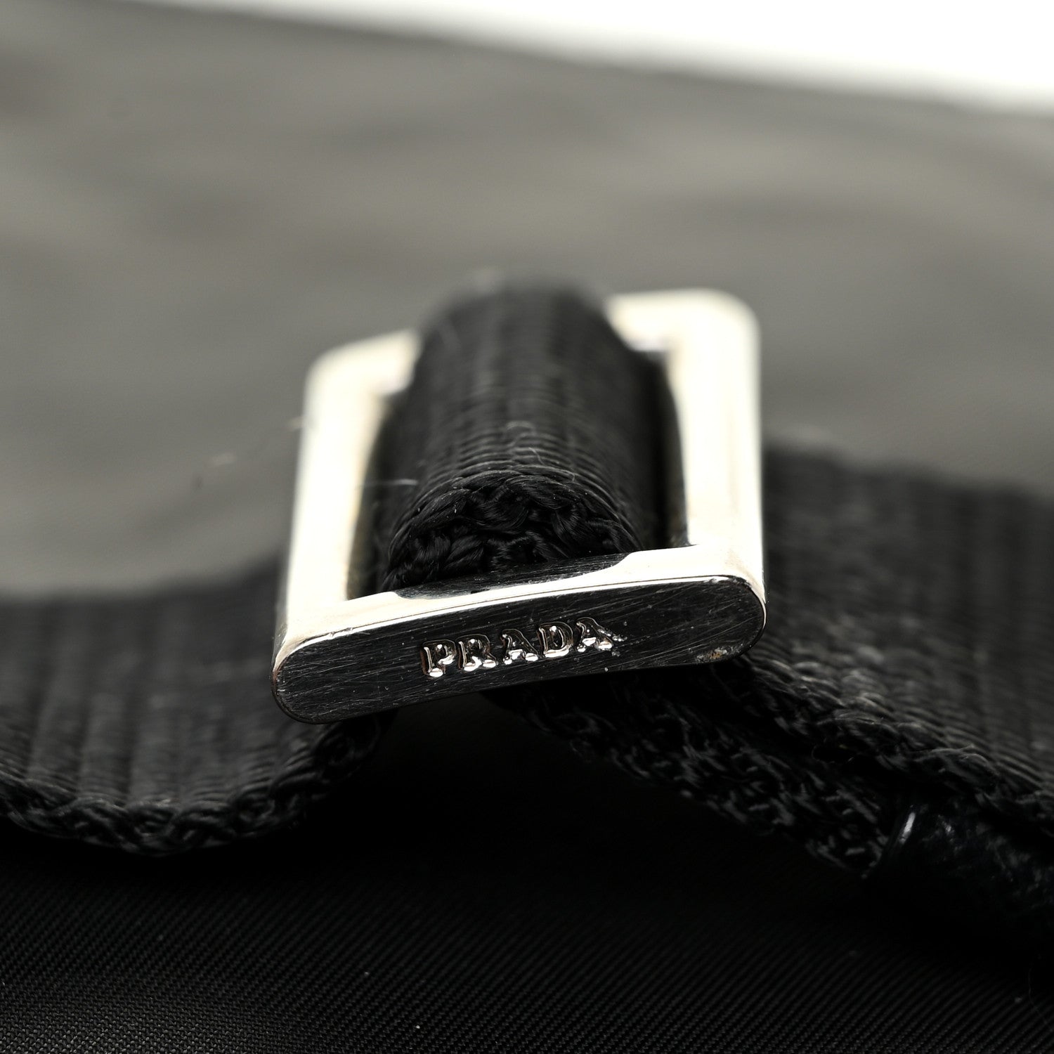 Prada Nylon Saffiano Flat Messenger Bag Black 11 of 12