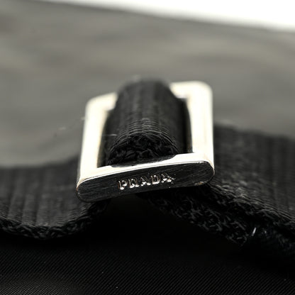Prada Nylon Saffiano Flat Messenger Bag Black 11 of 12