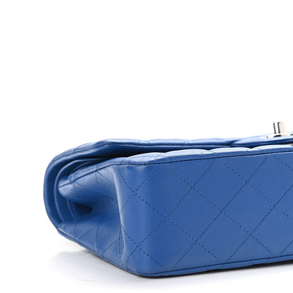 Chanel Lambskin Quilted Medium Double Flap Blue 9 of 10
