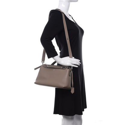 Fendi Vitello Dolce Medium By The Way Boston Bag Tortora 2 of 9