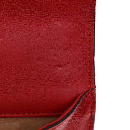 Gucci Calfskin Studded Small Padlock Shoulder Bag Hibiscus Red 12 of 21