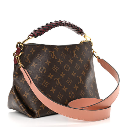 Louis Vuitton Monogram Beaubourg Hobo Mini Bordeaux Red Peach Safran Blue Jean Blue 3 of 9
