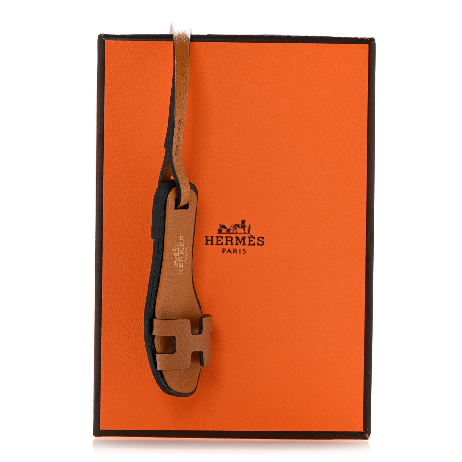 Hermes Epsom Butler Calfskin Hunter Oran Nano Bag Charm Gold 6 of 6