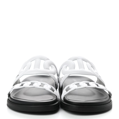 Hermes Nappa Extra Sandals 38.5 White 2 of 8