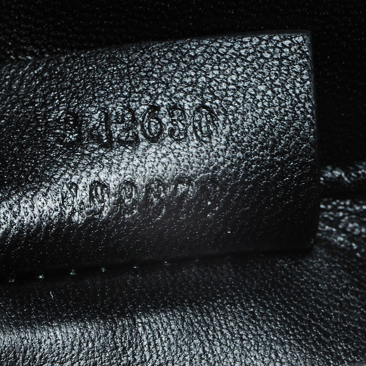 Metallic Crackled Calfskin Broadway Clutch