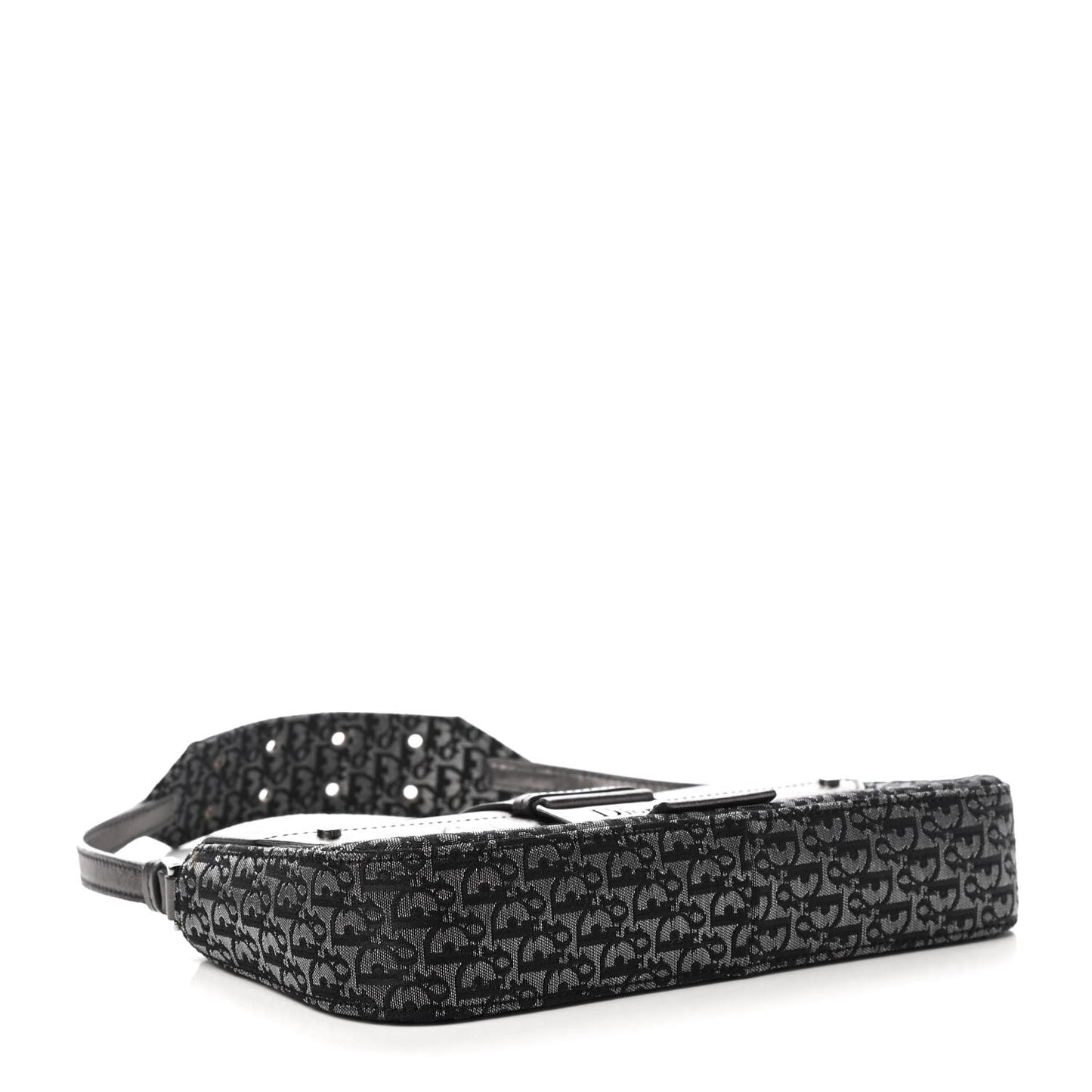 Metallic Monogram Street Chic Shoulder Bag Black