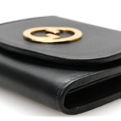 Gucci Roxy Calfskin Medium Blondie Chain Wallet Black 10 of 10