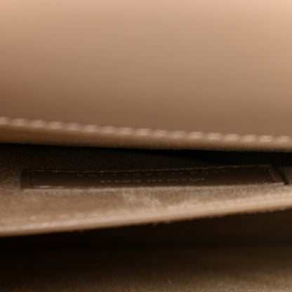 Saint Laurent Calfskin Medium Monogram Sunset Dark Beige 9 of 10