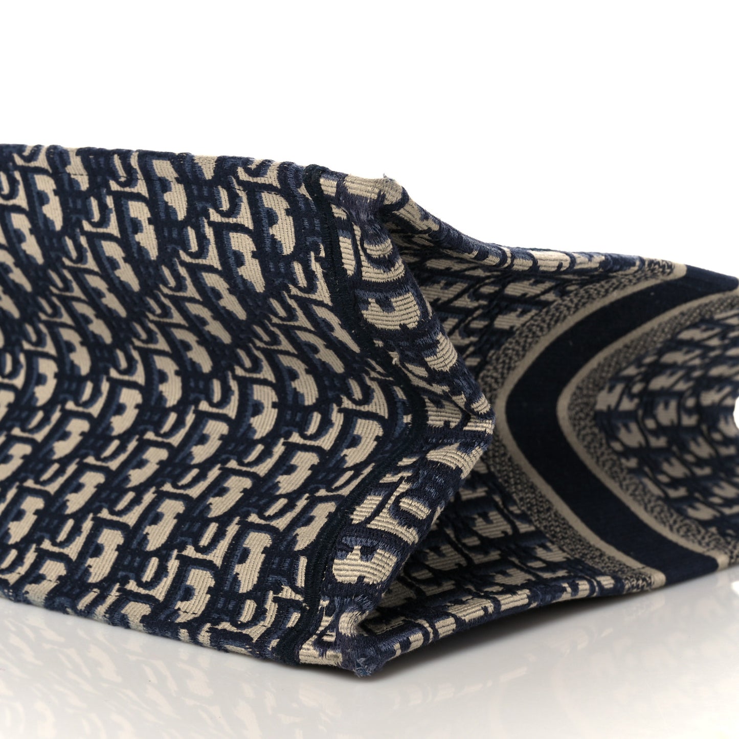 Oblique Large Book Tote Blue Multicolor